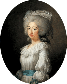 "Portrait of Marie-Josephine-Louise de Savoie, Comtesse de Provence"